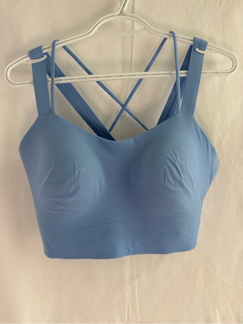 NWT Lululemon Like A Cloud Long Line Bra Sonic Blue Size 12 D/DD